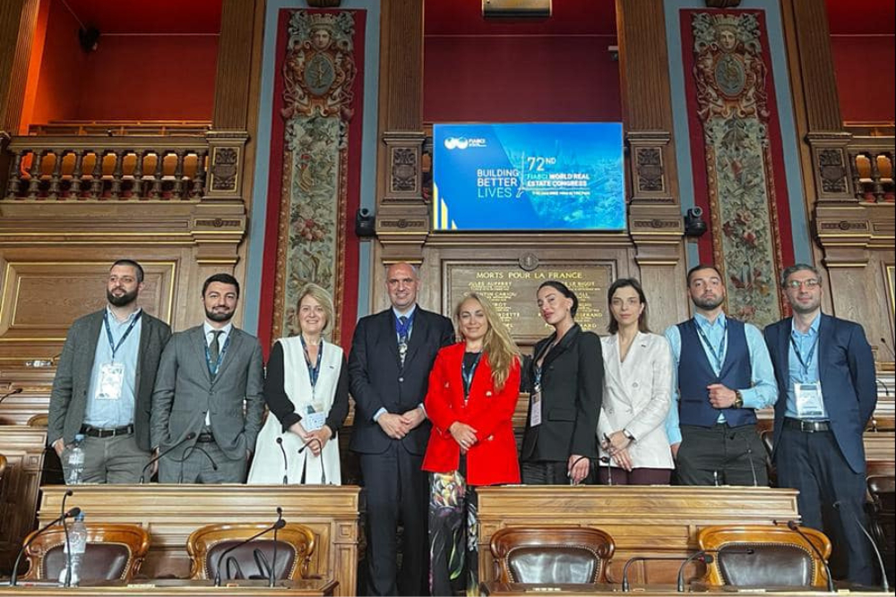 The FIABCI-Georgia delegation is attending the 72nd FIABCI World Congress in Paris